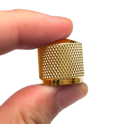 4pcs Metal Volume Tone Dome Tone Guitar Speed Control Knobs with Allen Keys Screws Set for Fender Strat Telecaster Gibson Les Paul Electric Guitar or Bass(Gold) image 5