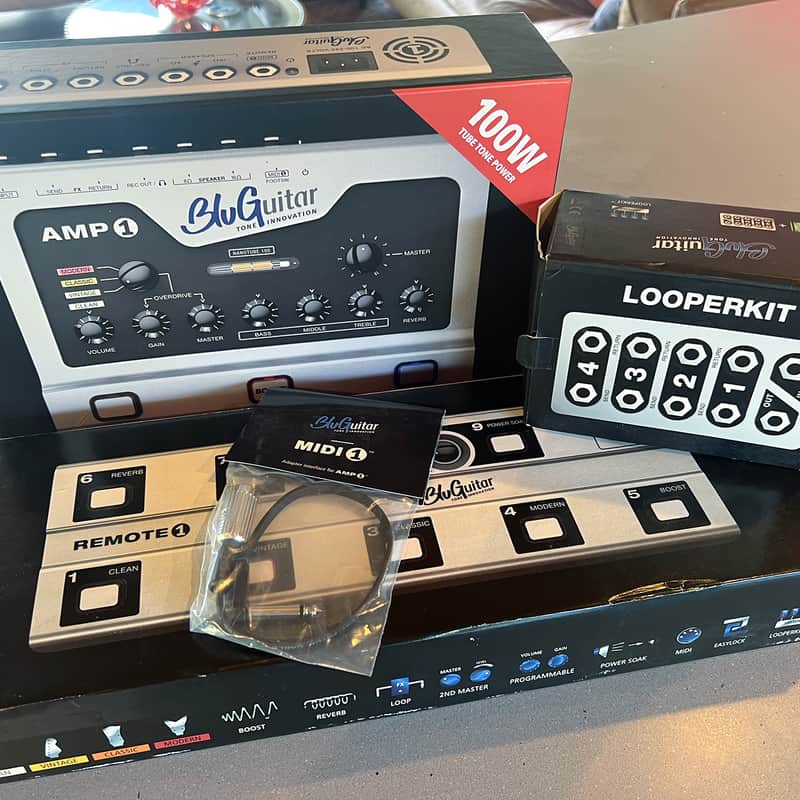 2010’s BluGuitar Amp1 Silver Edition Bundle Silver