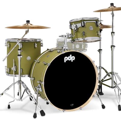 PDP Concept Maple - Satin Olive, Chrome Hardware Rock (PDCM24RKSO) image 2