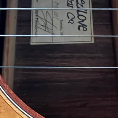 Breedlove MJ Jumbo 1993 Signed by Henderson and Breedlove RARE! image 4
