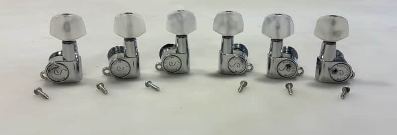 PEAVEY® USA WOLFGANG STANDARD SCHALLER "MADE IN GERMANY" 3L x 3R TUNERS WITH PEARL BUTTONS image 1