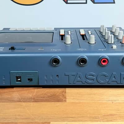 [Excellent] TASCAM Porta 02 Ministudio 4-Track Cassette Recorder - Blue image 5