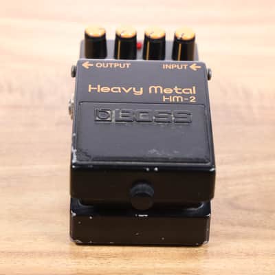 Vintage Boss HM-2 Heavy Metal (Black Label) 1988 - 1992 - Black image 3