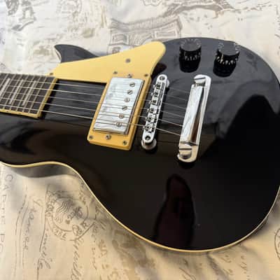 1990’s Stuntman Octave Les Paul Copy Ebony Finish NICE! image 7