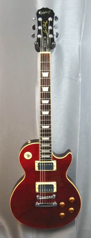 Epiphone by GIBSON Les Paul STD AA 2003 Korea- Flame Wine Red