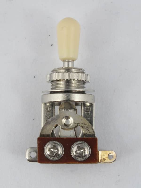 2023 Guitars Electric Ltd 3 Way Toggle Switch Chrome + Cream Tip