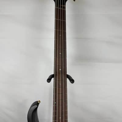 Ibanez BTB605LM Bass Workshop Multi-Scale 5-String Bass Guitar, Rosewood Fingerboard, Black Flat image 3