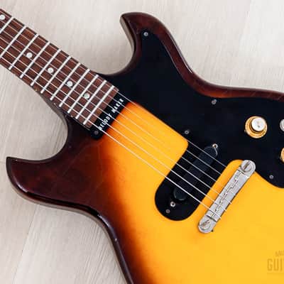 1964 Gibson Melody Maker Double Cut Vintage Guitar Sunburst, 100% Original w/ Case image 7