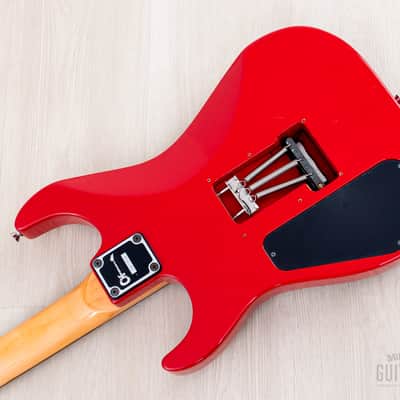 1990 Charvel by Jackson DK-065-SSH Vintage Superstrat Red w/ Floyd Rose, Model 3 Japan image 15