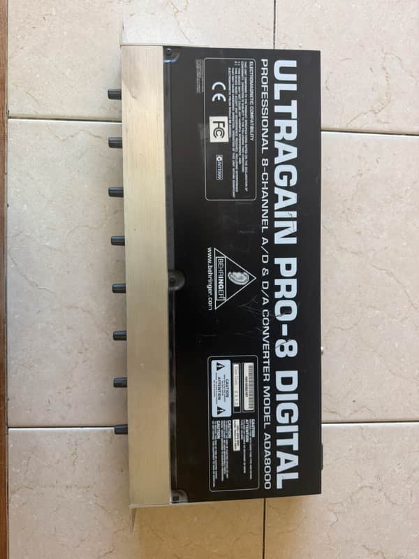 Behringer Ultragain Pro-8 Digital ADA8000 8-Channel Mic Preamp