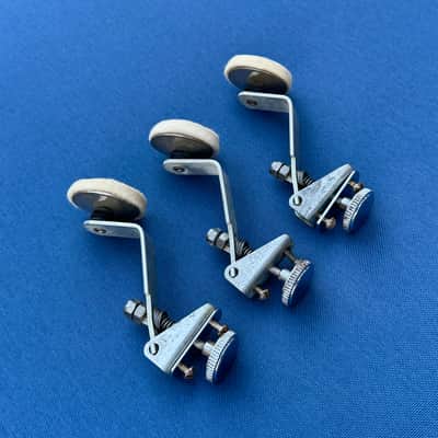 3 x Rogers Tom Snare Muffler / Damper Scipt Logo Big R Vintage 60s image 1