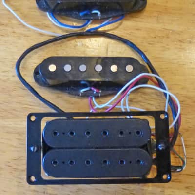 Fender HM Strat Pickup set, original 1989/1989 Dimarzio + USA Stratocaster pickups image 16