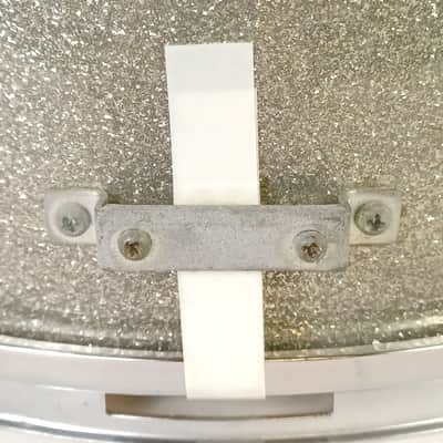 Kingston 5.5x14"Snare Drum Silver Sparkle MIJ Japan Vintage 60s 3Ply Lauan Pearl image 5
