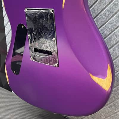 SBS Steve Brown Sound Guitars VS200 Includes Our FretWerx In USA Fret Dress and Setup! Purple Metallic image 10