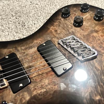 Halo INVERTED 6-string Multi-Scale (Fanned Fret) Guitar with Bare Knuckle Juggernaut Pickups Hipshot Bridge Inverted 2024 - Marble image 4