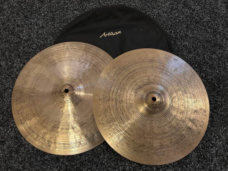 Sabian 14" Artisan Elite Hi-Hat Cymbals (Pair) 2017 - 2018 - Natural image 1