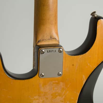 Fender  Stratocaster Owned and extensively used by Elliott Sharp Solid Body Electric Guitar (1964), ser. #L33715, black tolex hard shell case. image 19