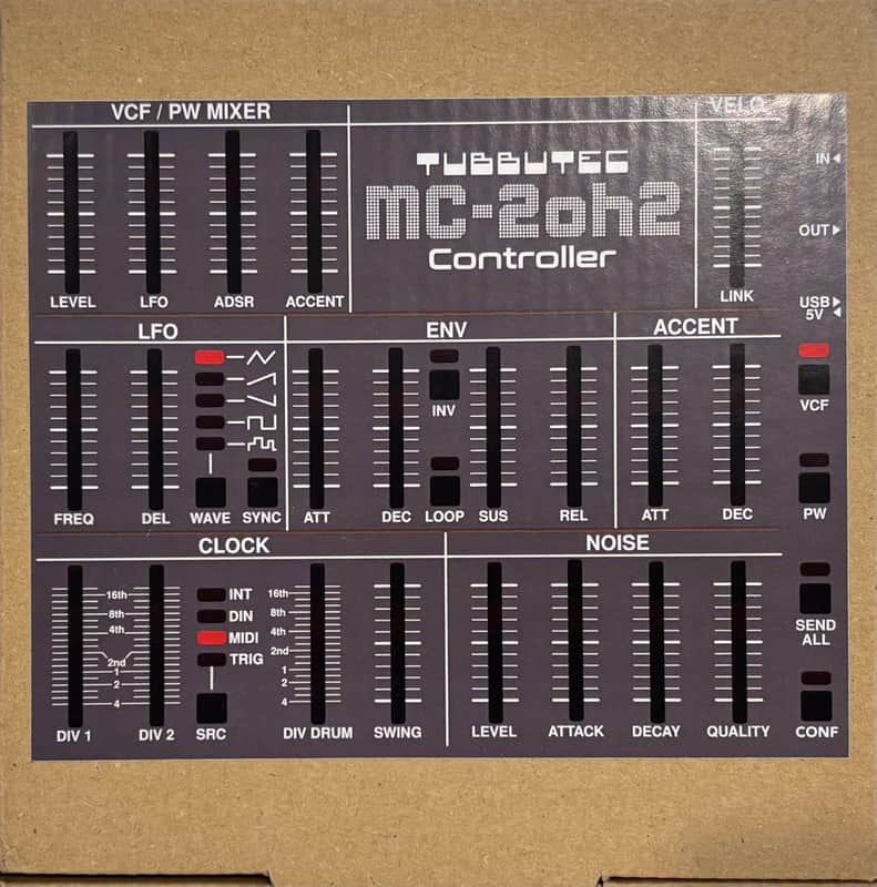 Tubbutec MC-2oh2 External Controller for Roland MC-202 image 1