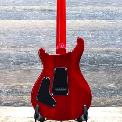 PRS SE Custom 24 Santana Yellow Flame Maple Veneer Top Electric Guitar w/Bag image 3