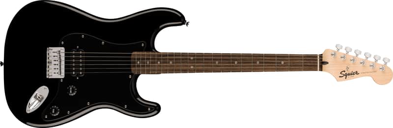 Immagine Squier Stratocaster Sonic Ht H Lrl Bpg Blk - 1