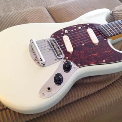 Rare Custom Clay Dot Squier Classic Vibe Mustang image 5