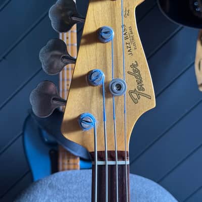 Fender Japan JB-62 - Jazz Bass MIJ - US Gunmetal Blue - 2008–2010 image 8