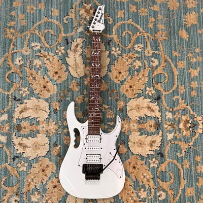 Ibanez JEMJR-WH Steve Vai Signature with Jatoba Fretboard 2018 - Present - White image 3