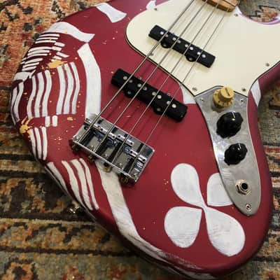"Il Buono" Custom Hand Painted Fender Standard Jazz Bass image 2