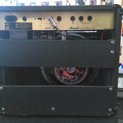Marshall Artist Model 4203 Split-Channel 30-Watt 1x12" Hybrid Guitar Combo 1986 - 1991 - Black image 2