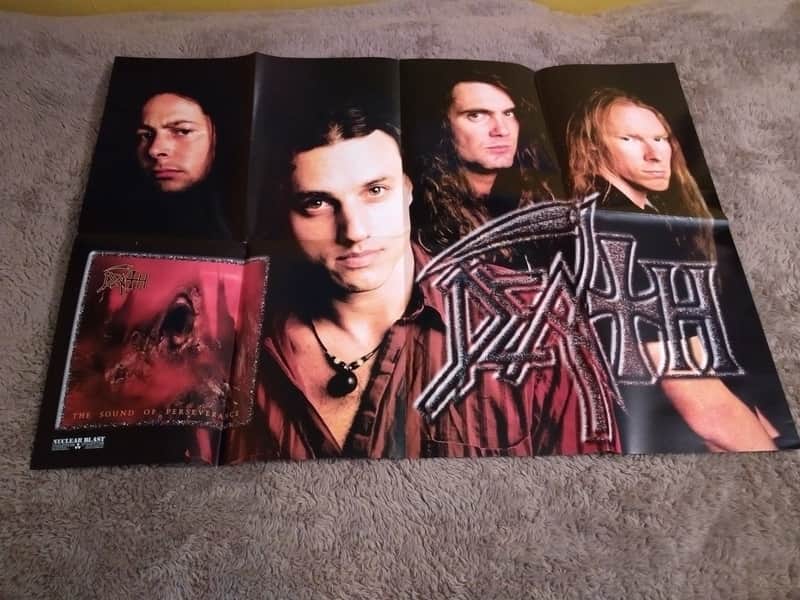 Death The Sound Of Perseverance Band Promo Poster Nuclear Blast Chuck Schuldiner image 1