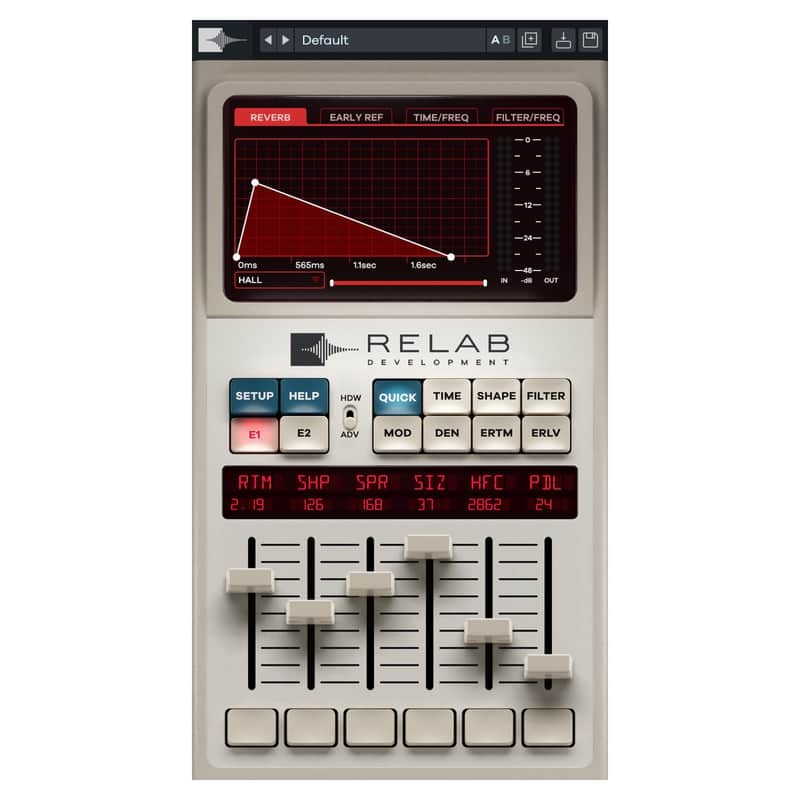 Relab Pro Reverb Bundle LX480 Q82 and Rev6000 Reverbs (Activation Card) image 1
