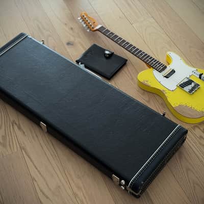 Fender Custom Shop 1964 HS Tele Heavy Relic Grafitti Yellow, Aus Erstbesitz! Custom Color, SD Neck Humbucker uvm. 2021 - Grafitti Yellow Relic image 14