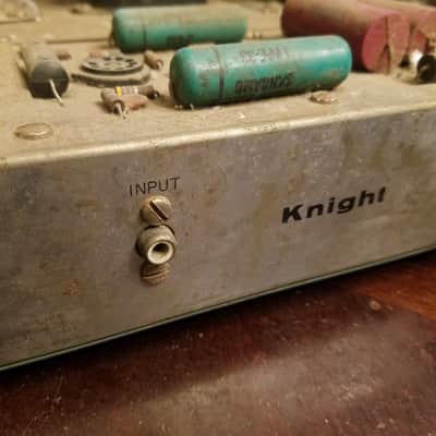 Knight Linear Deluxe Monoblock HiFi Tube Amp 5881 Rare 1955 - Chrome image 3