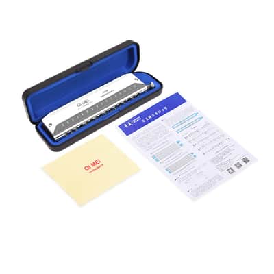Chromatic Harmonica C Key 16 Hole 64 Tone Harp Harmonica French Harp Mouth Organ image 5