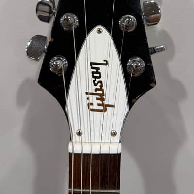 2012 Signed & Aged Gibson Custom Shop Kirk Hammett Signature Flying V - Aged Ebony image 4