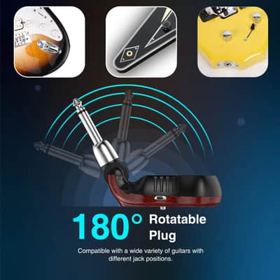 B6 Rechargeable Guitar FX Headphone Amp – 5-Effect Mini Practice Synth with Bluetooth, Silent Output, & Speaker Support | Clean, Overdrive, Distortion, Wah, Chorus image 2