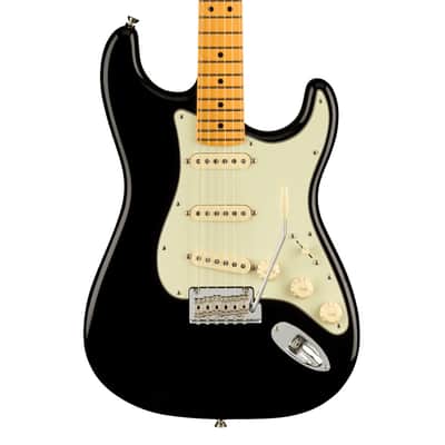 Used Fender American Professional II Stratocaster - Black w/ Maple FB image 1