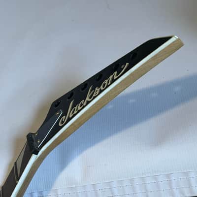 2020's Jackson JS32T Series Bound Pointy Guitar Neck Standard Nut 24 Fret Sharkfin image 7