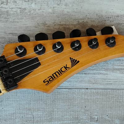 Weird Samick Guitar from 1992 (with Steinberger Tremolo) image 2