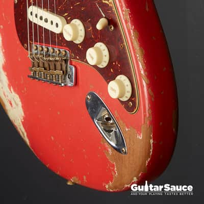 Fender Custom Shop Limited Roasted 60 Stratocaster Super Heavy Relic Aged 2024 - Fiesta Red (Cod.1583NG) image 8