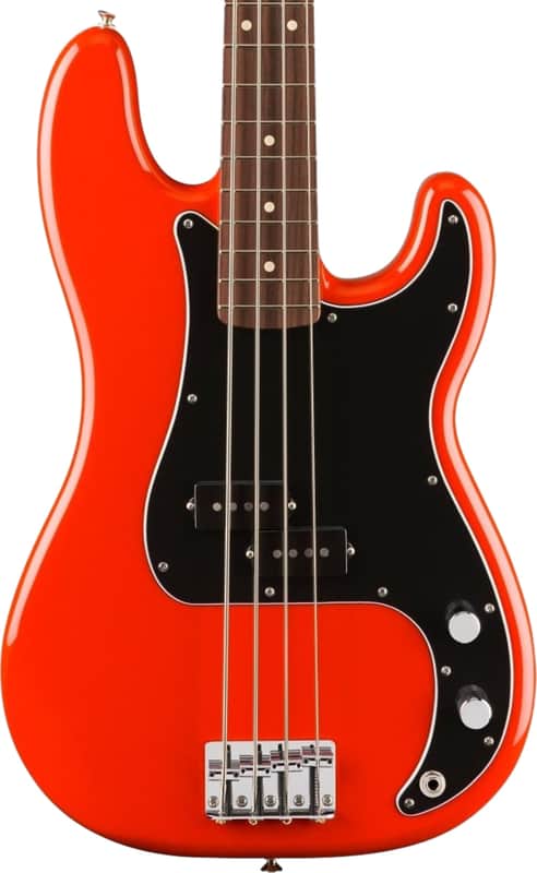Fender Player II Precision Bass 4-String Bass Guitar, Rosewood Fingerboard, Coral Red image 1