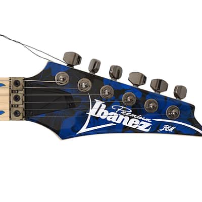 Ibanez JEM77P Steve Vai Guitar Blue Floral Pattern B-Stock image 4