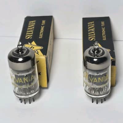 7199 Sylvania Vacuum Tubes Lot of 2 NOS New In Box Dyna 70 Amplifier Pair image 3