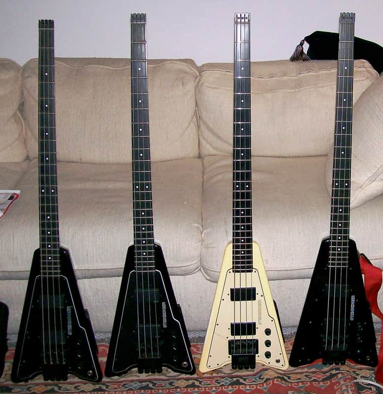 Steinberger XP2 headless bass, 198x something - black image 1