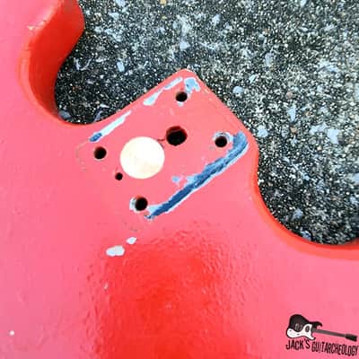 Teisco MIJ Body w/ Amp Routs *NON-FUNCTIONING* (1960s - Red) image 5