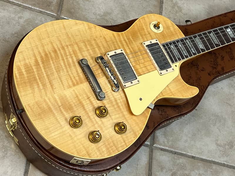 2025 Gibson 1959 Les Paul Standard Chambered Antique Natural Ultra Light Aged Murphy Lab image 1