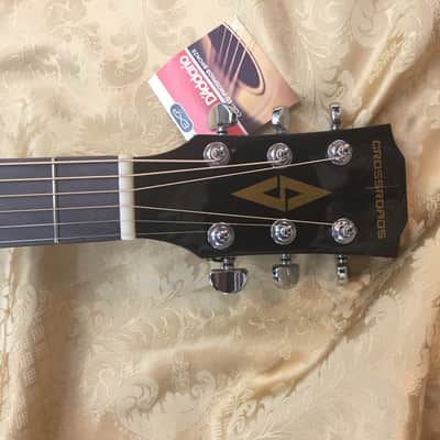 Crossroads-C-GS-200E-36" Parlor Style-Acoustic Electric Guitar-NEW-with Setup! image 2