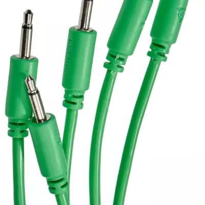 Black Market Modular Eurorack Patch Cables (100cm - Green - 5 Pack) image 3