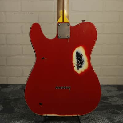 Nash T-57 Alder Dakota Red/Black Heavy Relic *Boat Neck* w/Nash Case #COL89 image 3