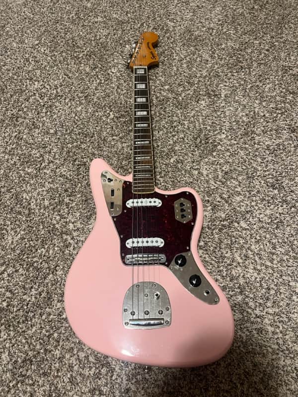 Squier FSR Classic Vibe '70s Jaguar 2021 - Shell Pink image 1